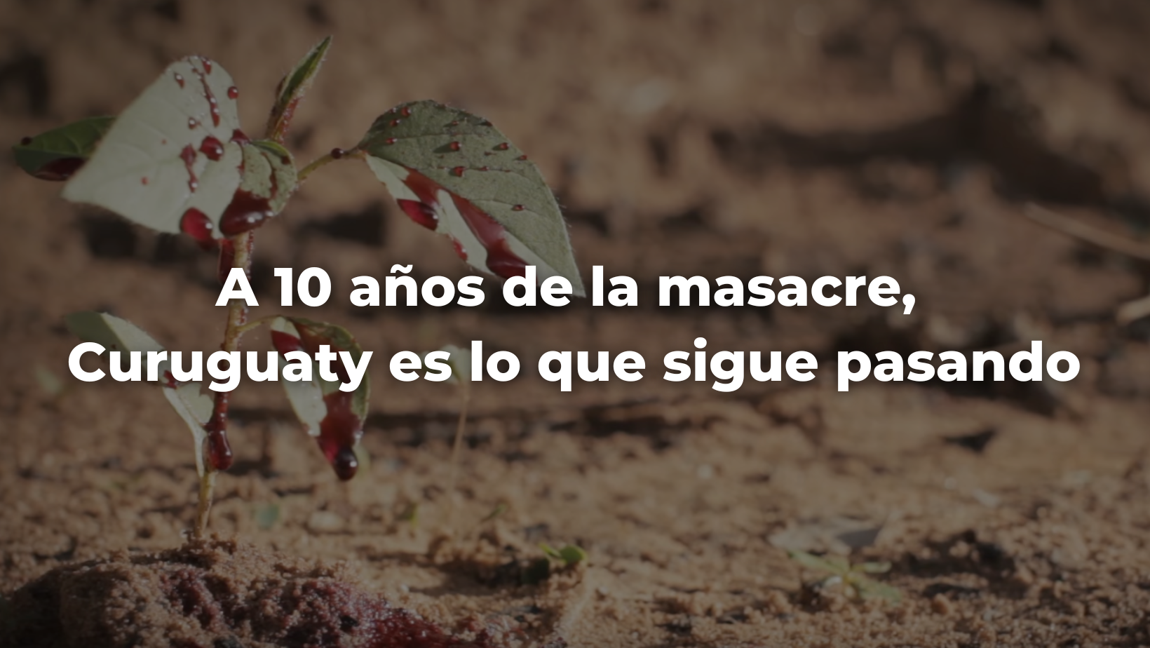 A 10 años de la masacre, Curuguaty es lo que sigue pasando.